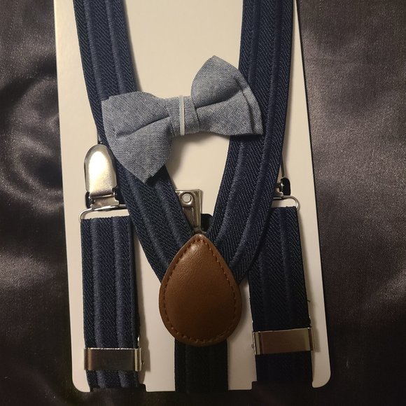 Kids Suspenders and bow tie - Picture 1 of 2